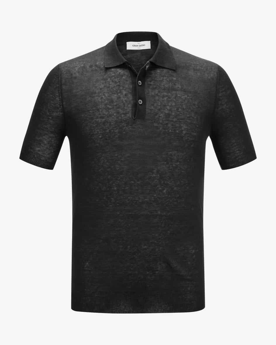 Gran Sasso Leinen-Poloshirt