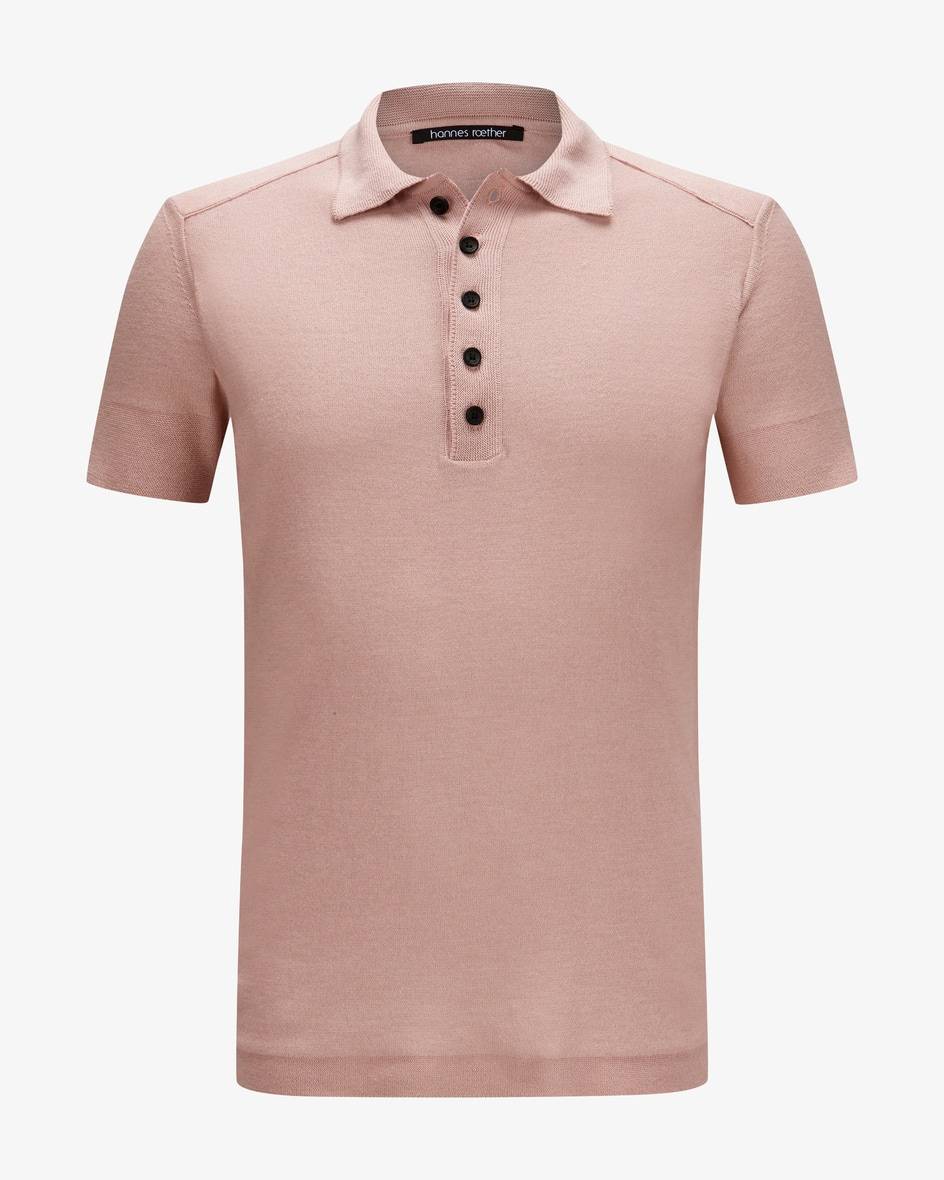 Hannes Roether Polo-Strickshirt