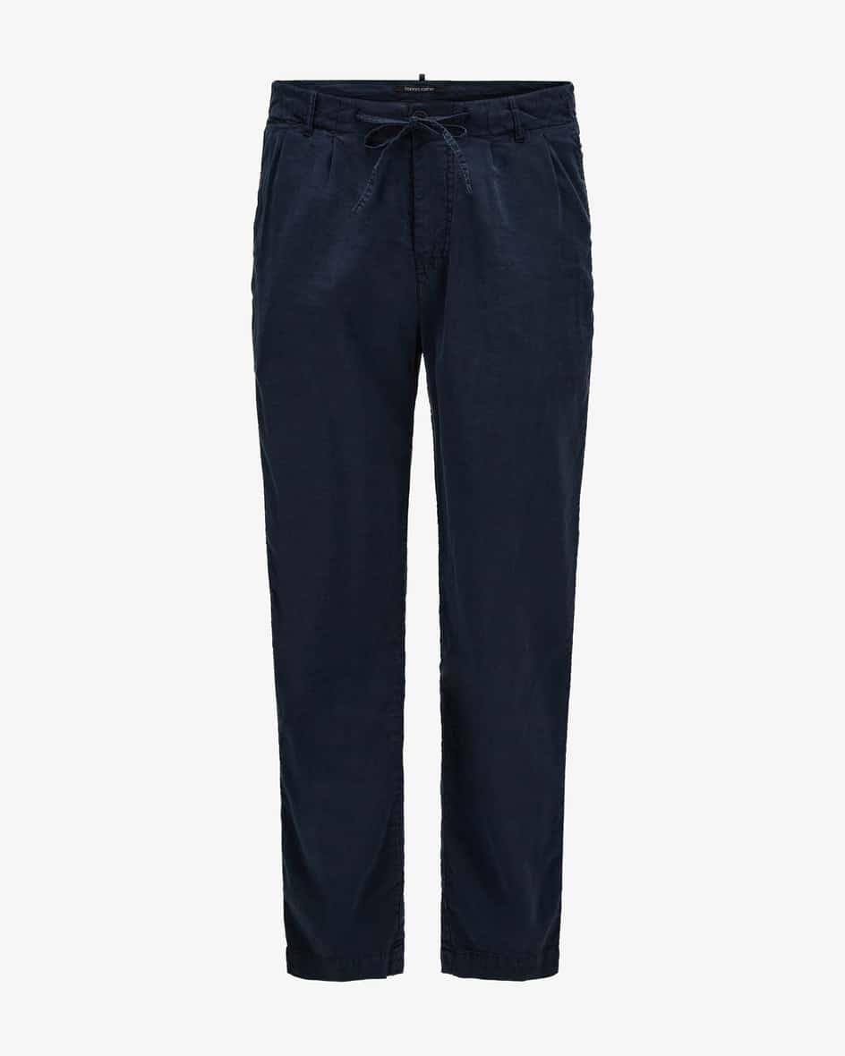 Hannes Roether Seiden-Leinen-Hose