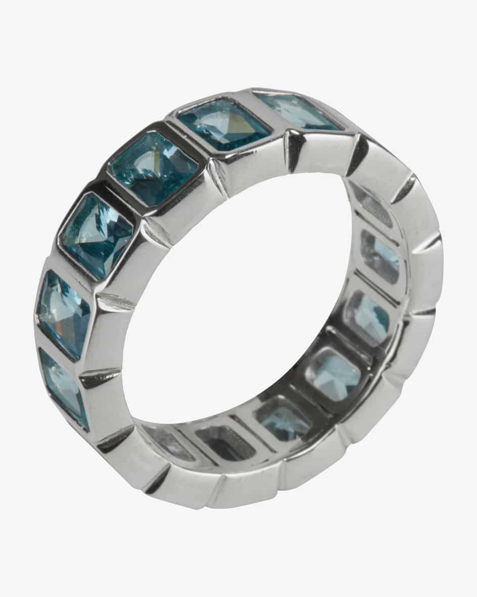 Hatton Labs Emeral Cut Eternity Ring
