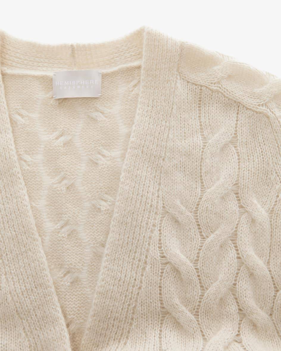 Hemisphere Cashmere-Seide-Strickjacke