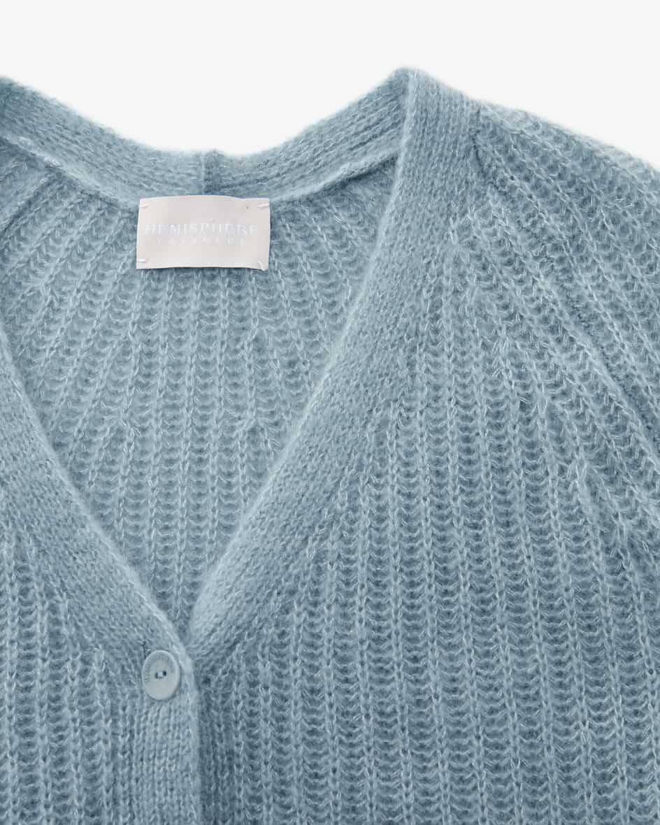 Hemisphere Cashmere-Seiden-Strickjacke