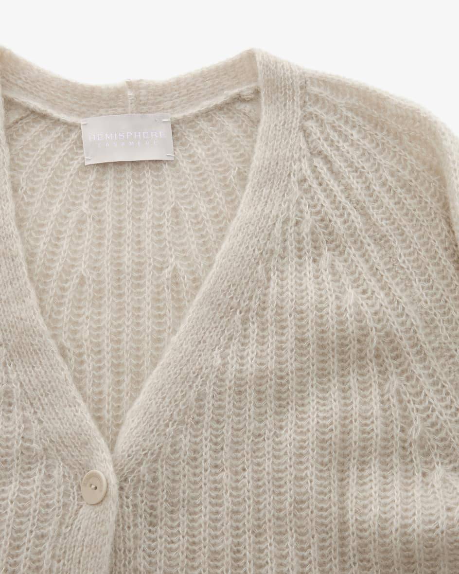 Hemisphere Cashmere-Seiden-Strickjacke