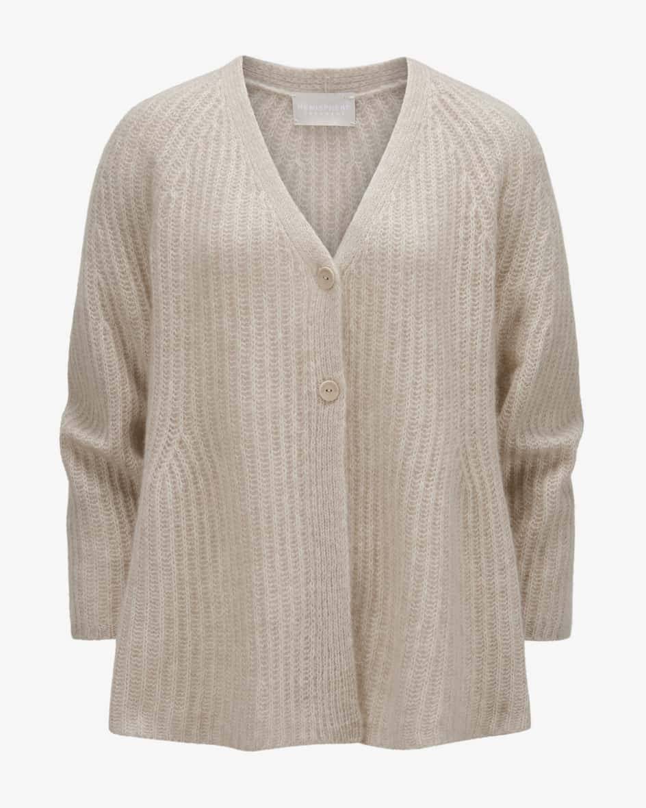 Hemisphere Cashmere-Seiden-Strickjacke