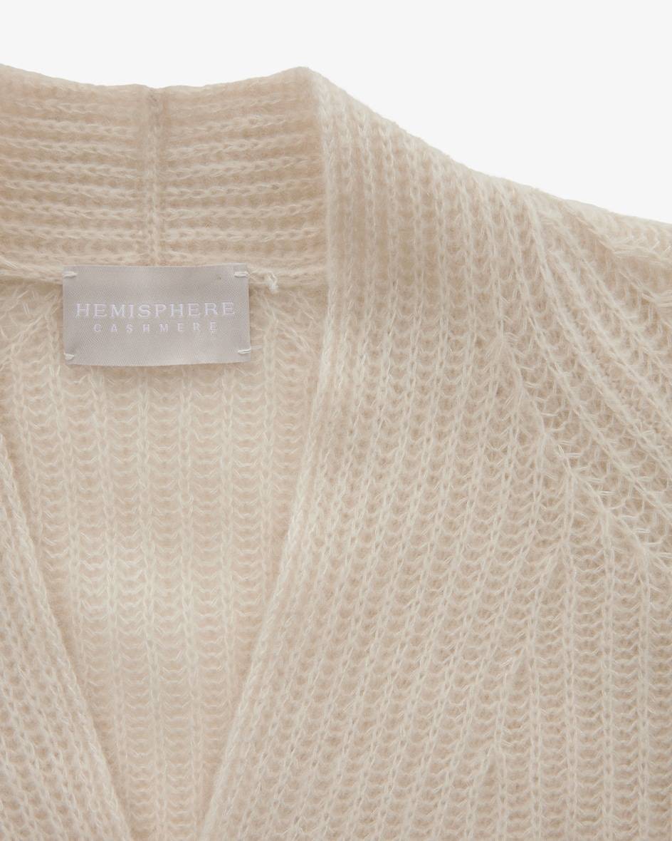 Hemisphere Cashmere-Strickjacke