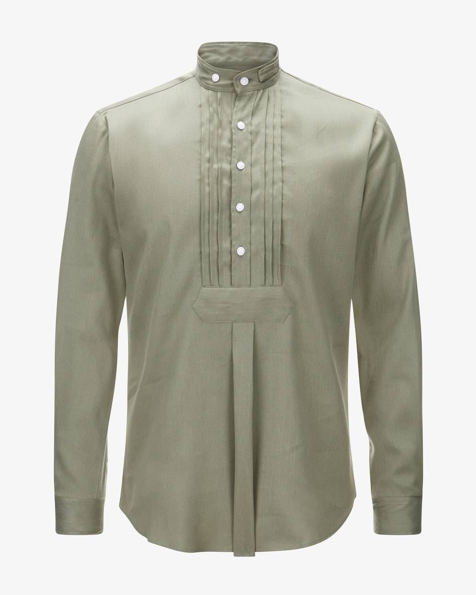 Hund sans scho Trachten-Leinenhemd