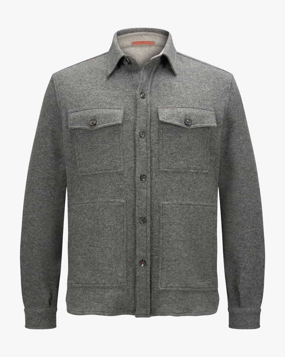 Isaia Napoli Cashmere-Shirtjacket