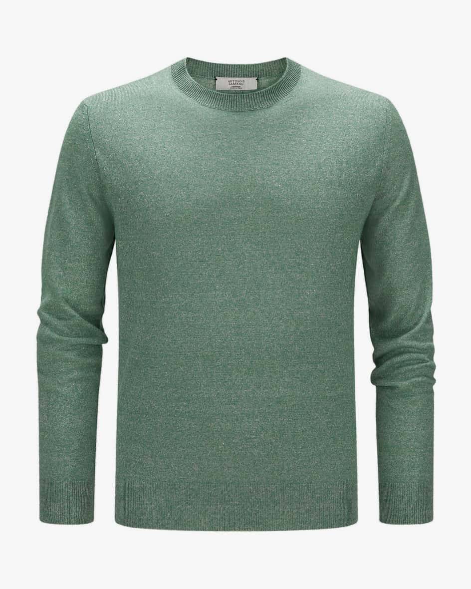 Lamano Artisans Uomo Cashmere-Leinen-Pullover