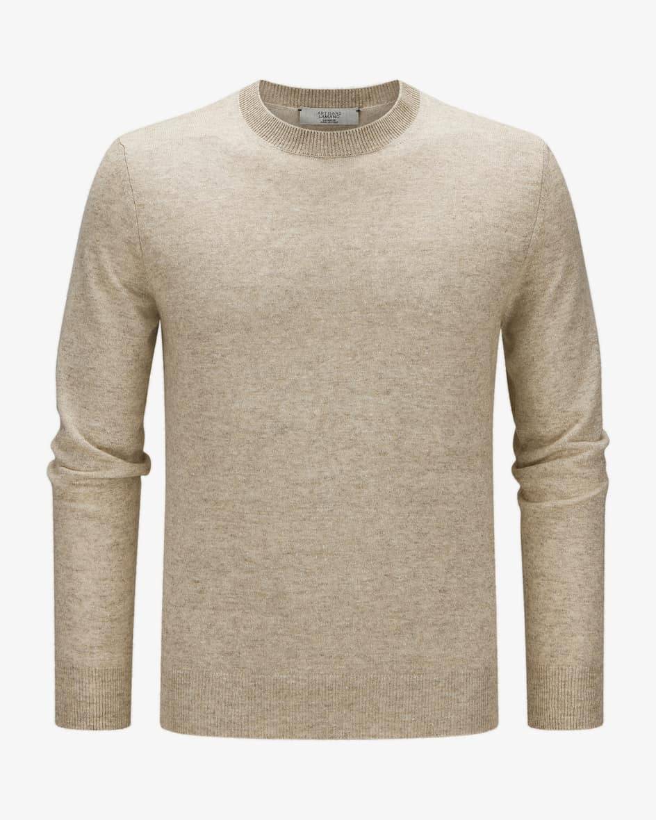 Lamano Artisans Uomo Cashmere-Leinen-Pullover