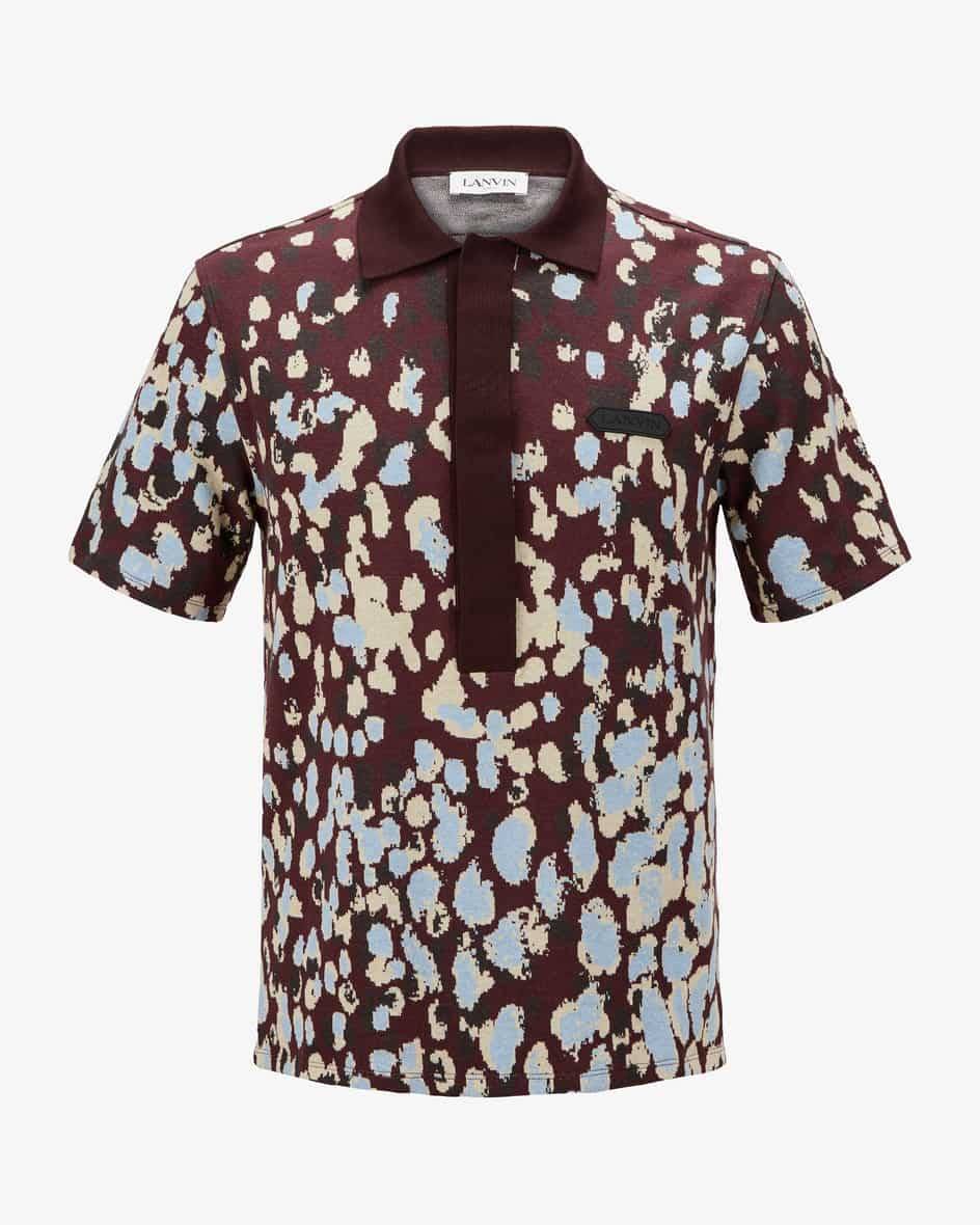 Lanvin Strick-Poloshirt