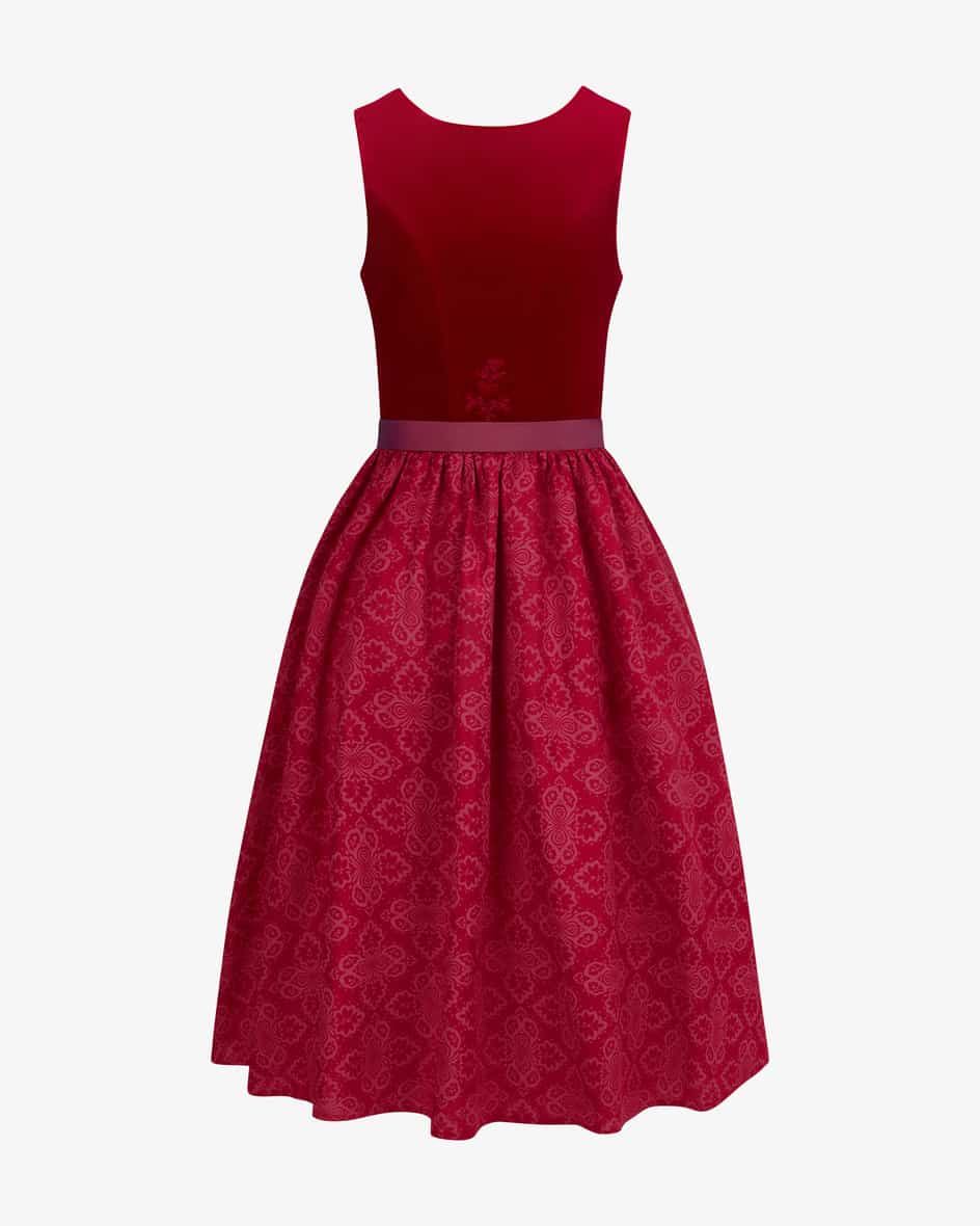 LODENFREY Midi-Wiesndirndl Mit Schürze