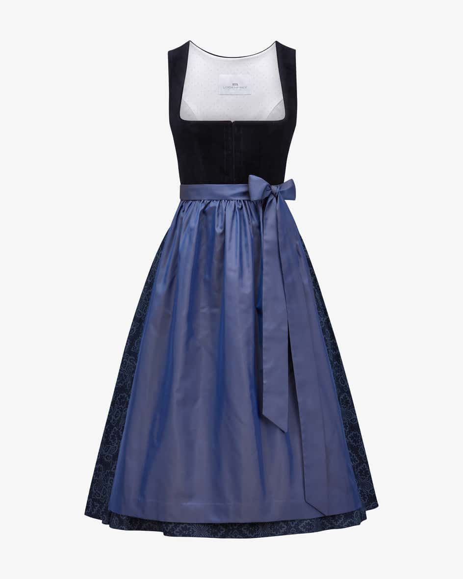 LODENFREY Midi-Wiesndirndl mit Schürze