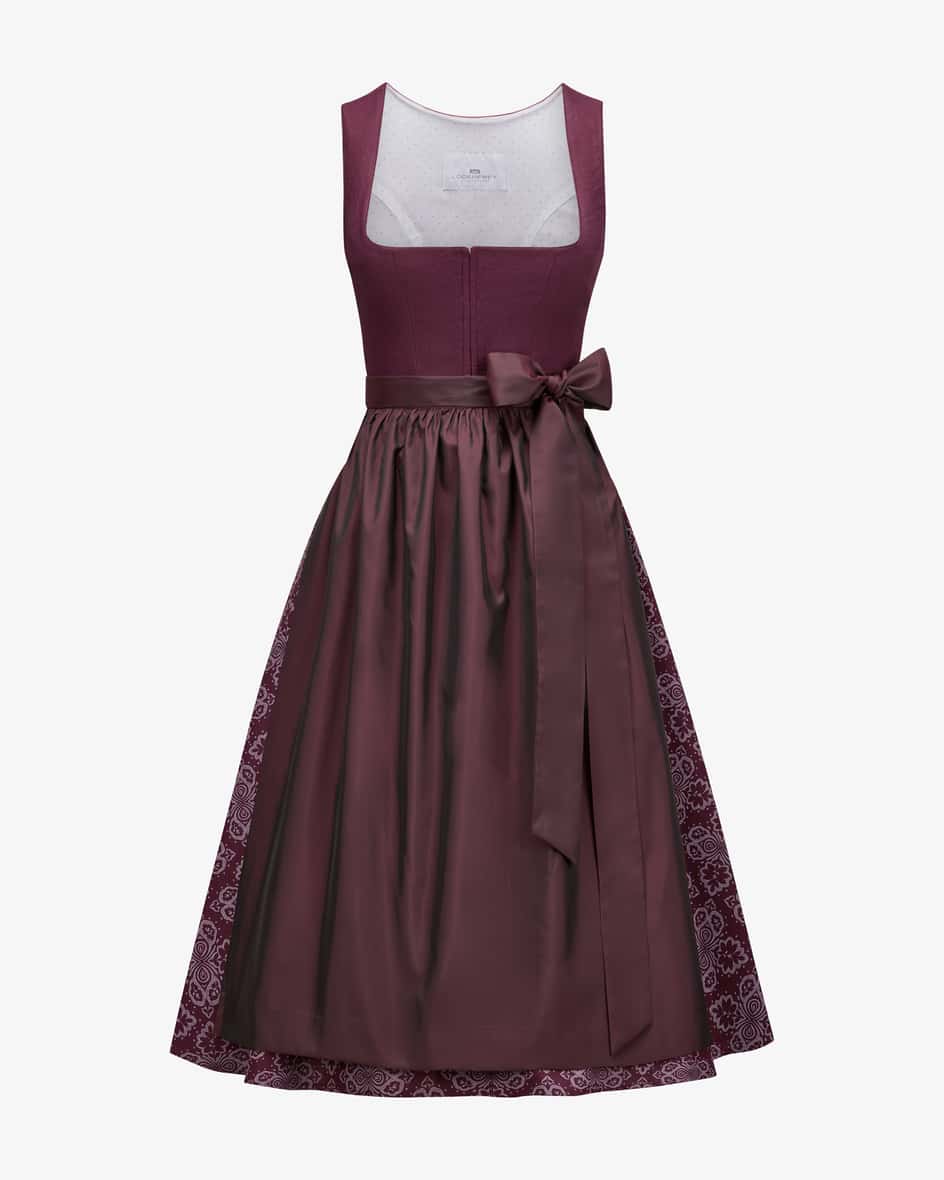 LODENFREY Midi-Wiesndirndl mit Schürze