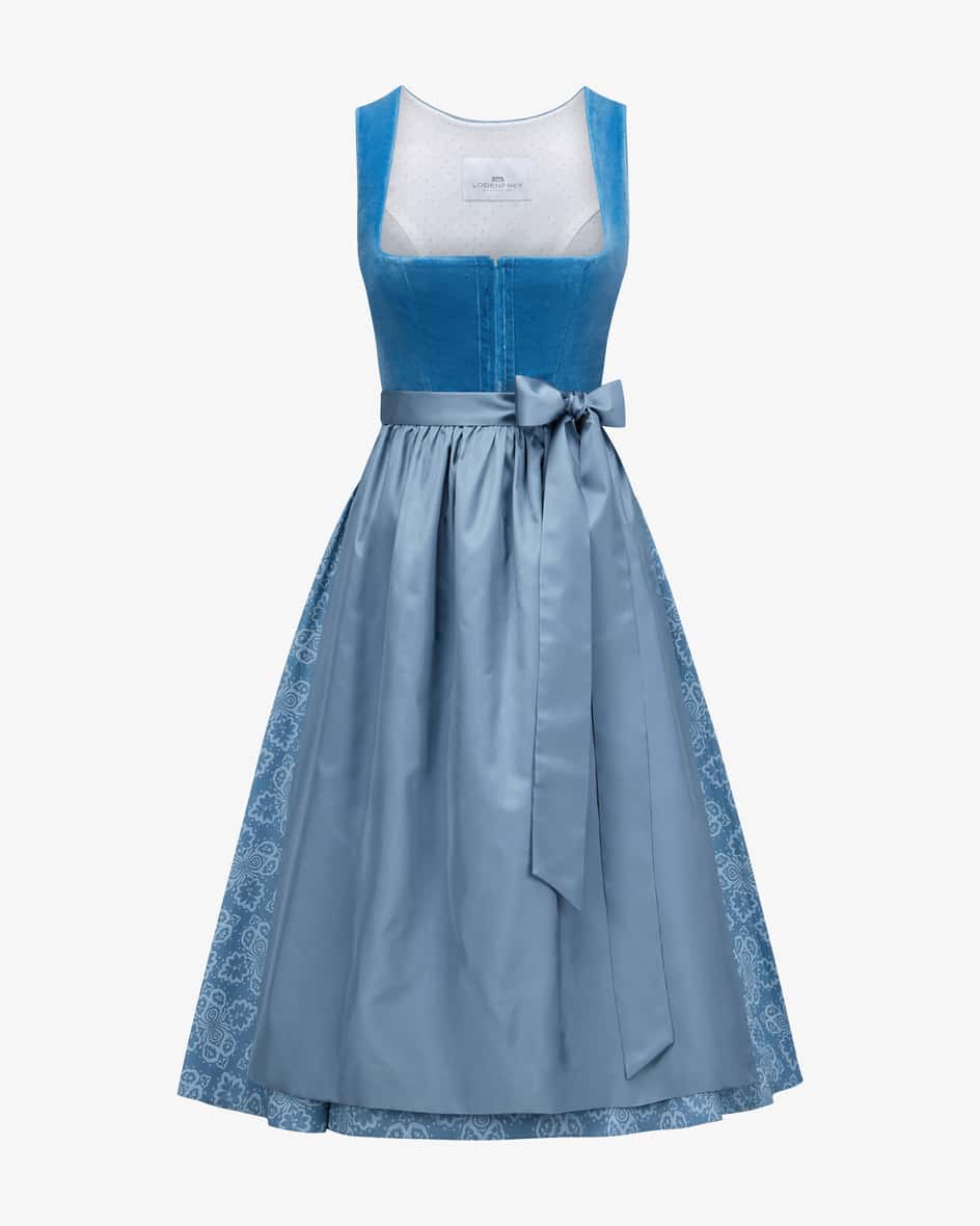 LODENFREY Midi-Wiesndirndl mit Schürze