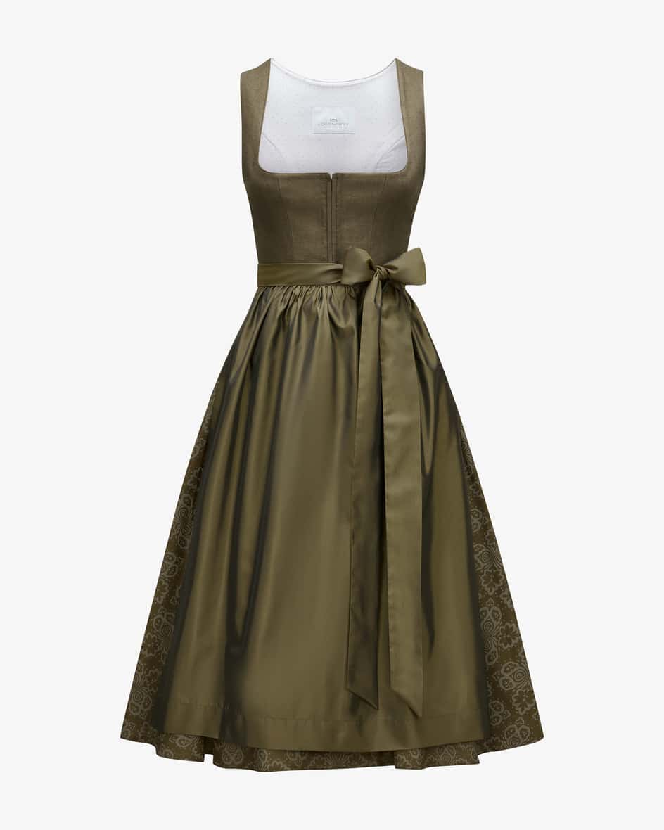 LODENFREY Midi-Wiesndirndl mit Schürze