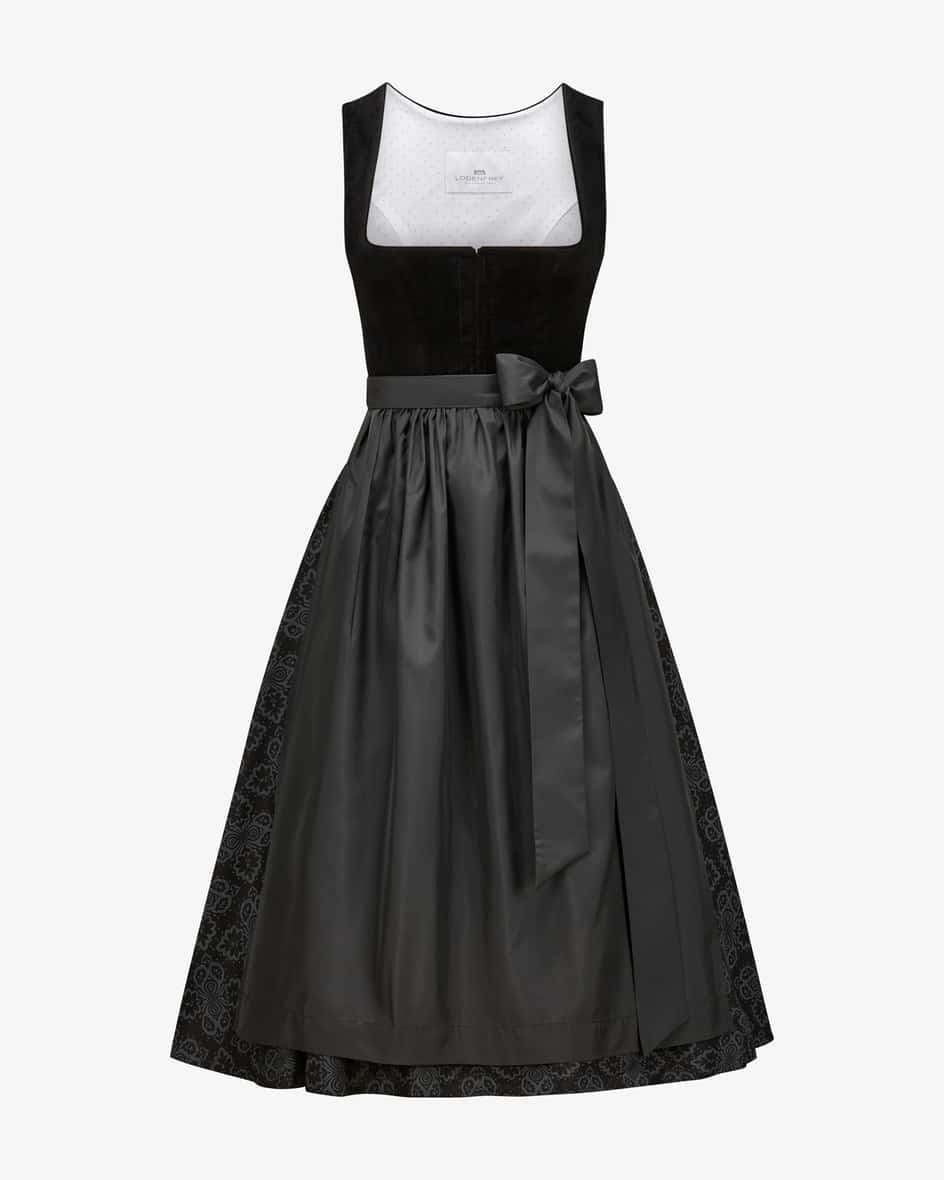 LODENFREY Midi-Wiesndirndl mit Schürze