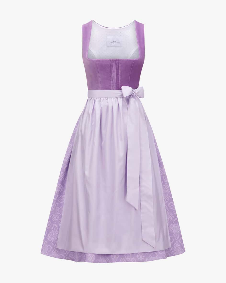 LODENFREY Midi-Wiesndirndl mit Schürze