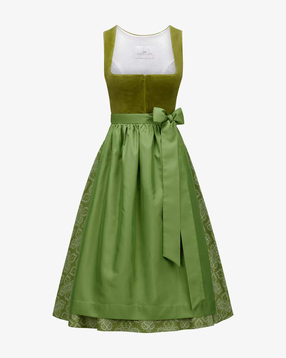 LODENFREY Midi-Wiesndirndl mit Schürze
