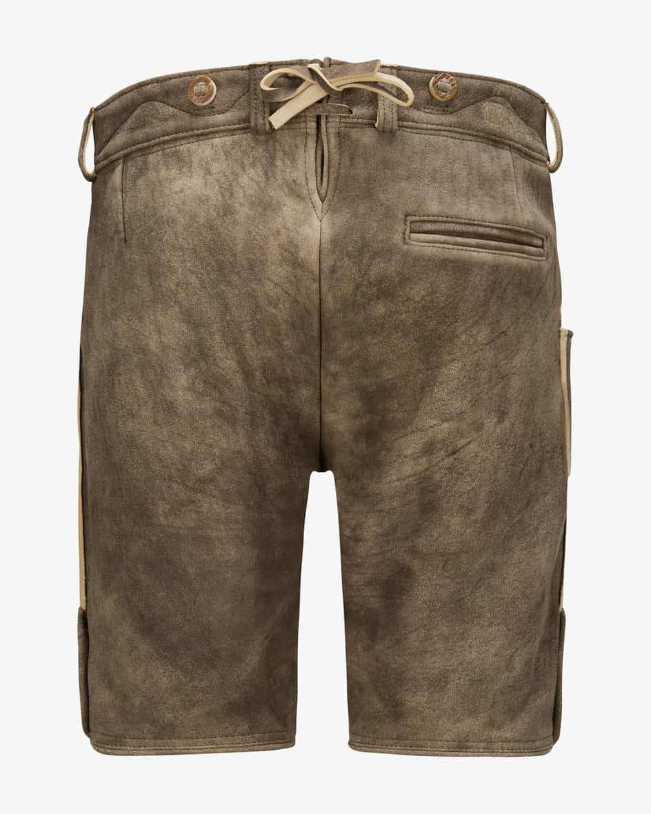 LODENFREY Wildleben Lederhose Kurz Aus Hirschleder