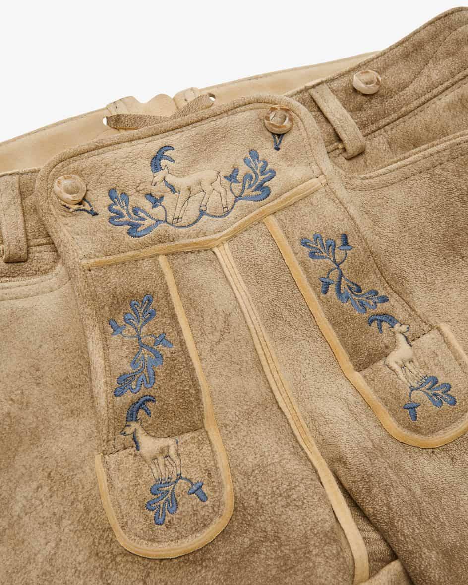 LODENFREY Wildleben Lederhose Kurz Aus Hirschleder