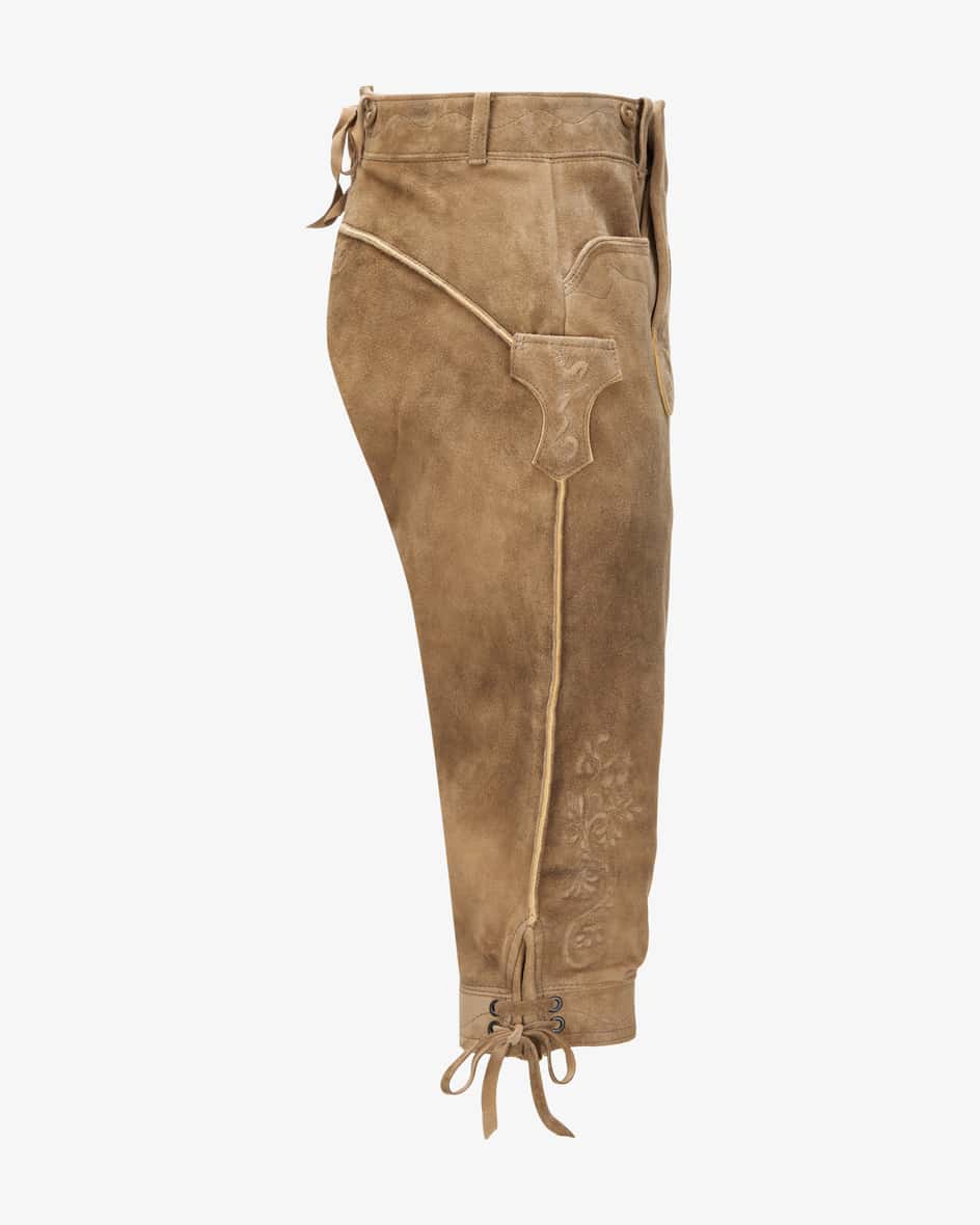 Meindl Loisachtal Trachten-Kniebundhose Aus Ziegenleder
