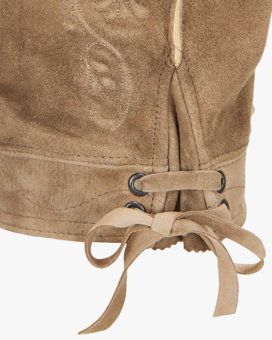 Meindl Loisachtal Trachten-Kniebundhose Aus Ziegenleder