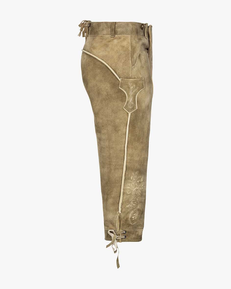 Meindl Loisachtal Trachten-Kniebundhose Aus Ziegenleder