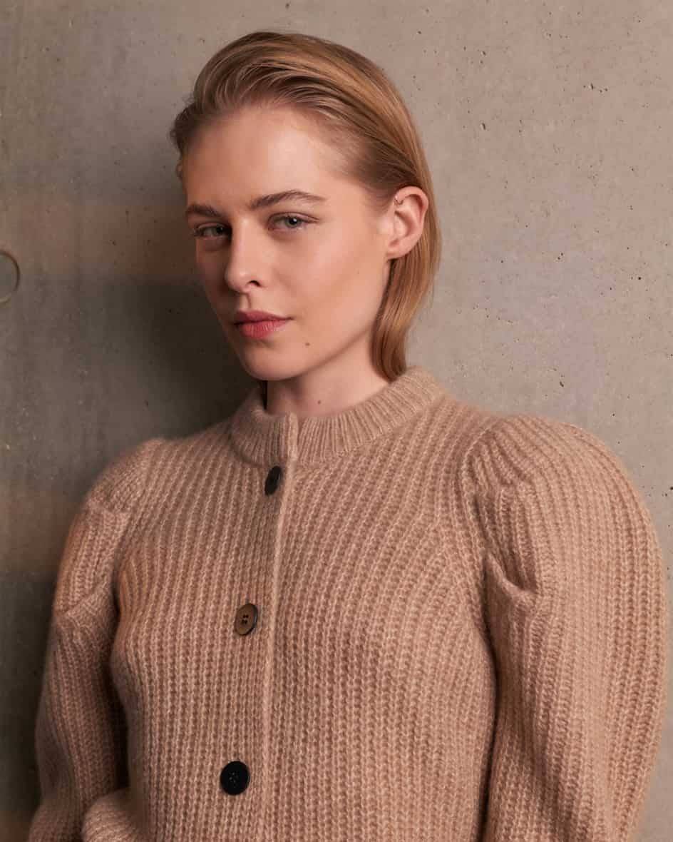 Lu Ren Solie Cashmere-Seiden-Strickjacke