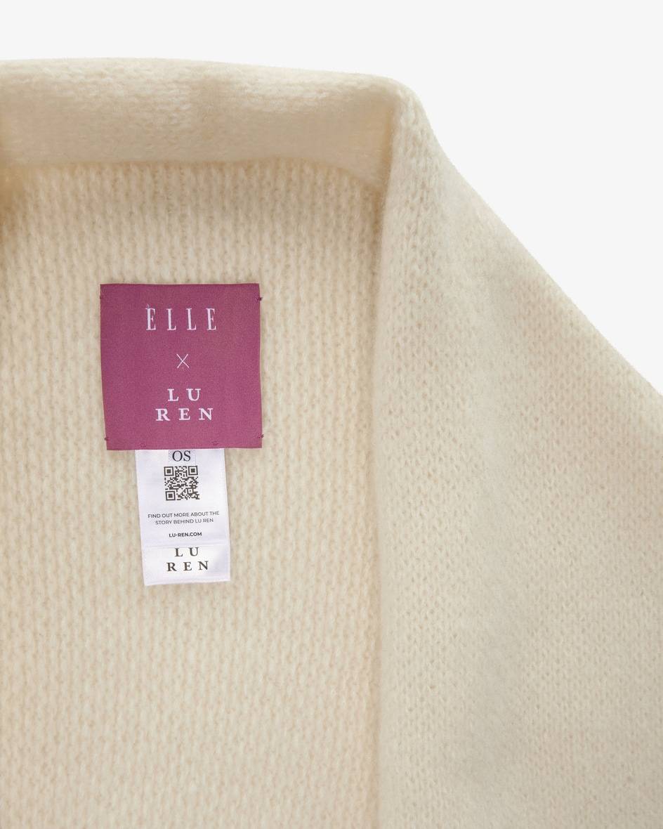 Lu Ren X ELLE Cashmere-Seiden-Cape