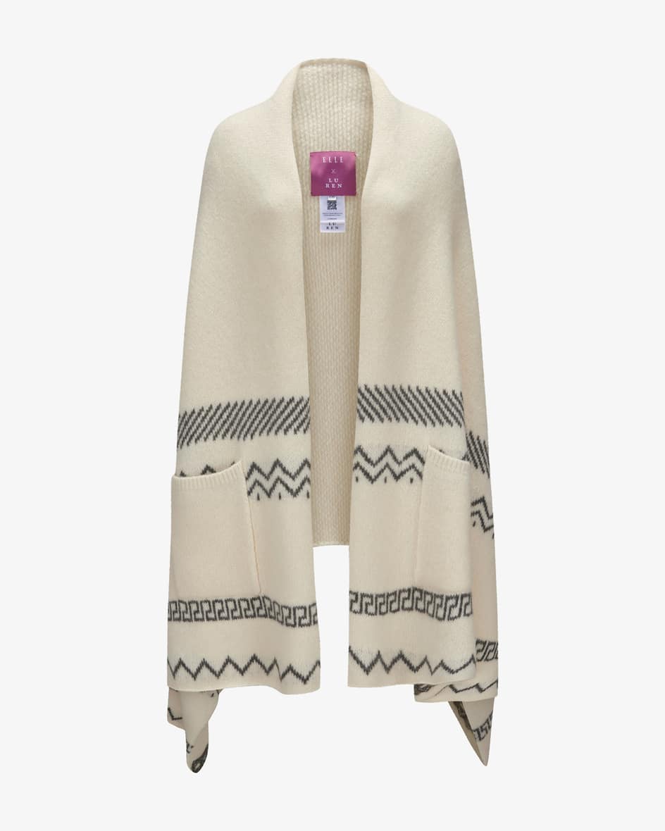 Lu Ren x ELLE Cashmere-Seiden-Cape