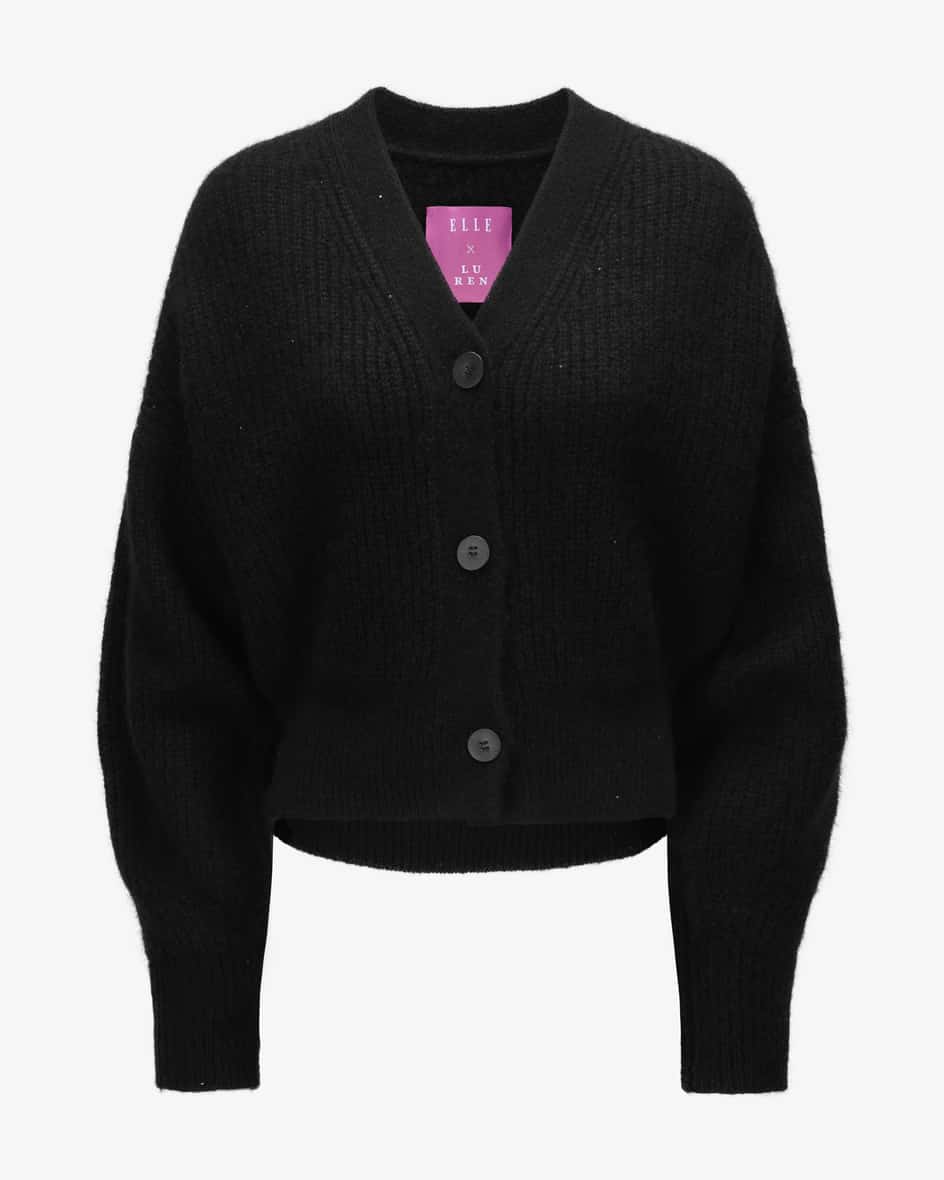 Lu Ren x ELLE Cashmere-Seiden-Strickjacke
