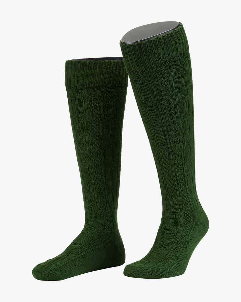 Lusana Trachten-Kniebundstrümpfe