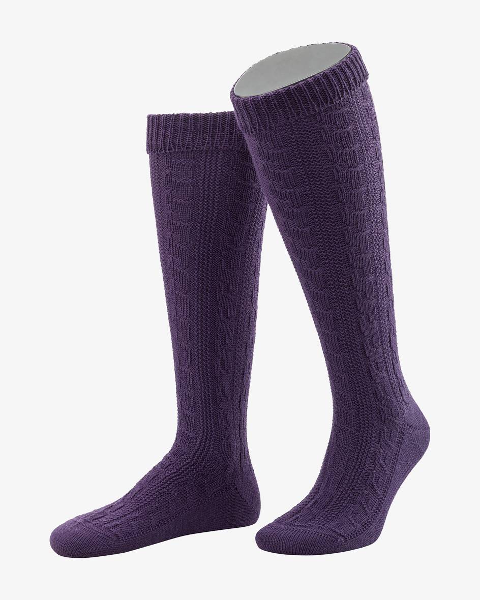 Lusana Trachten-Kniestrümpfe