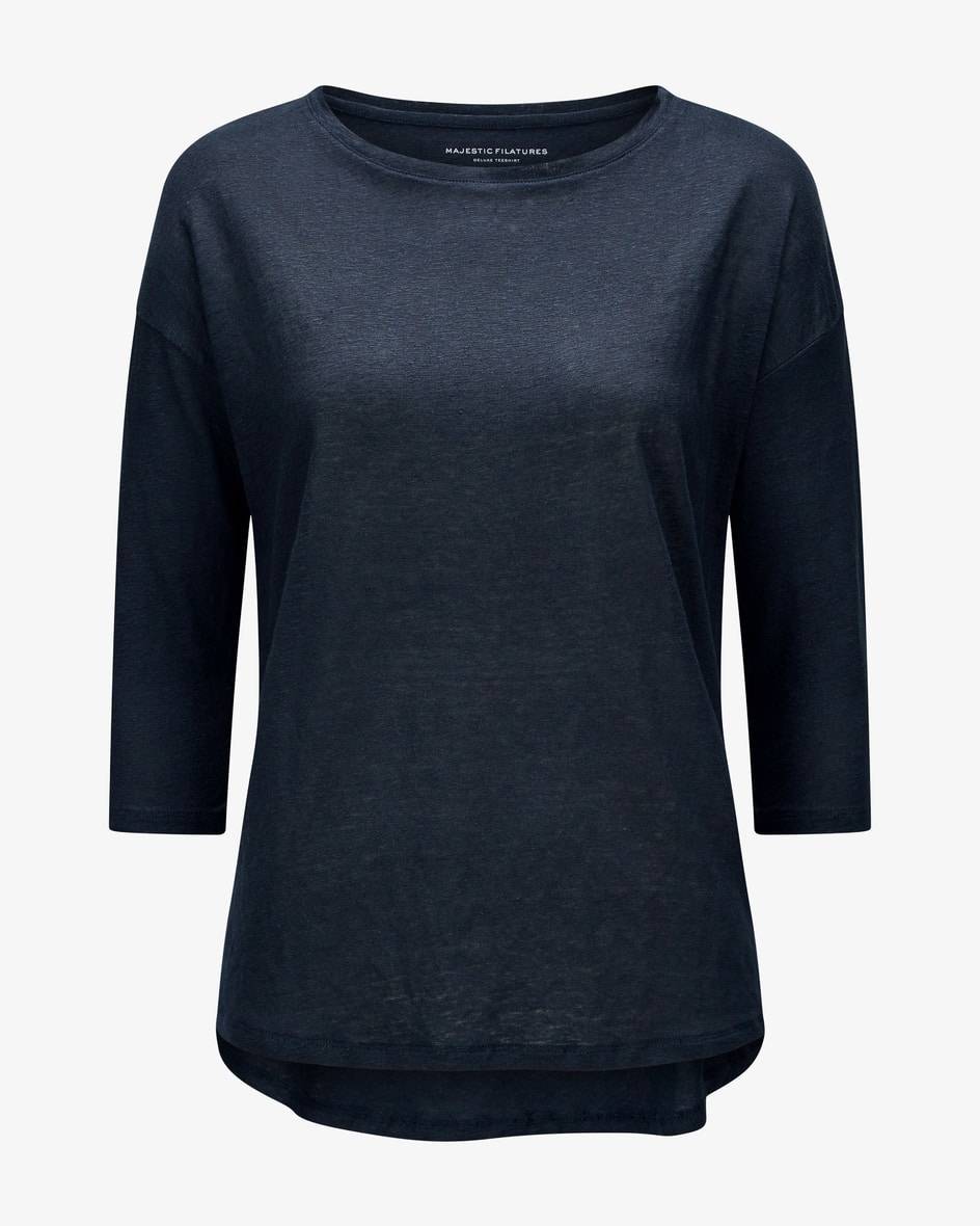 Majestic Filatures Leinen Longsleeve