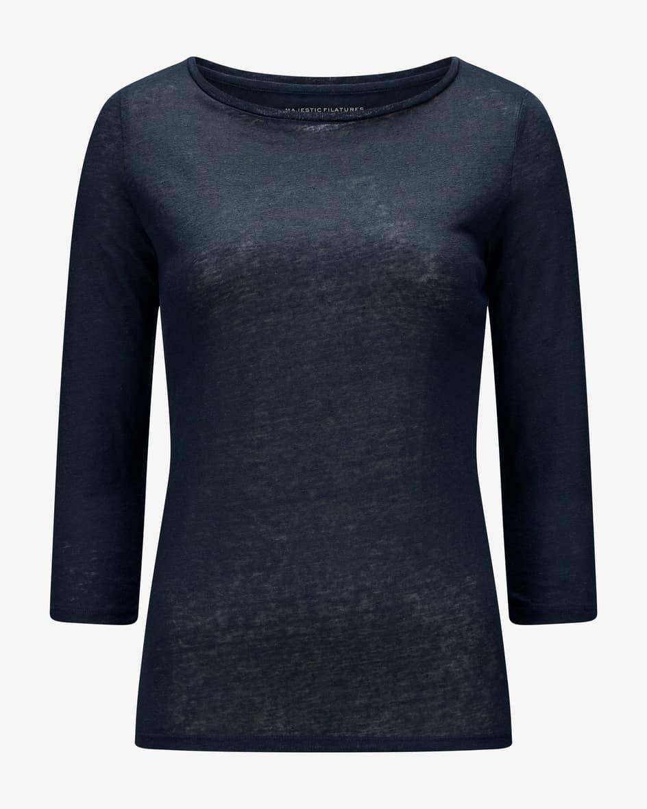 Majestic Filatures Leinen Longsleeve