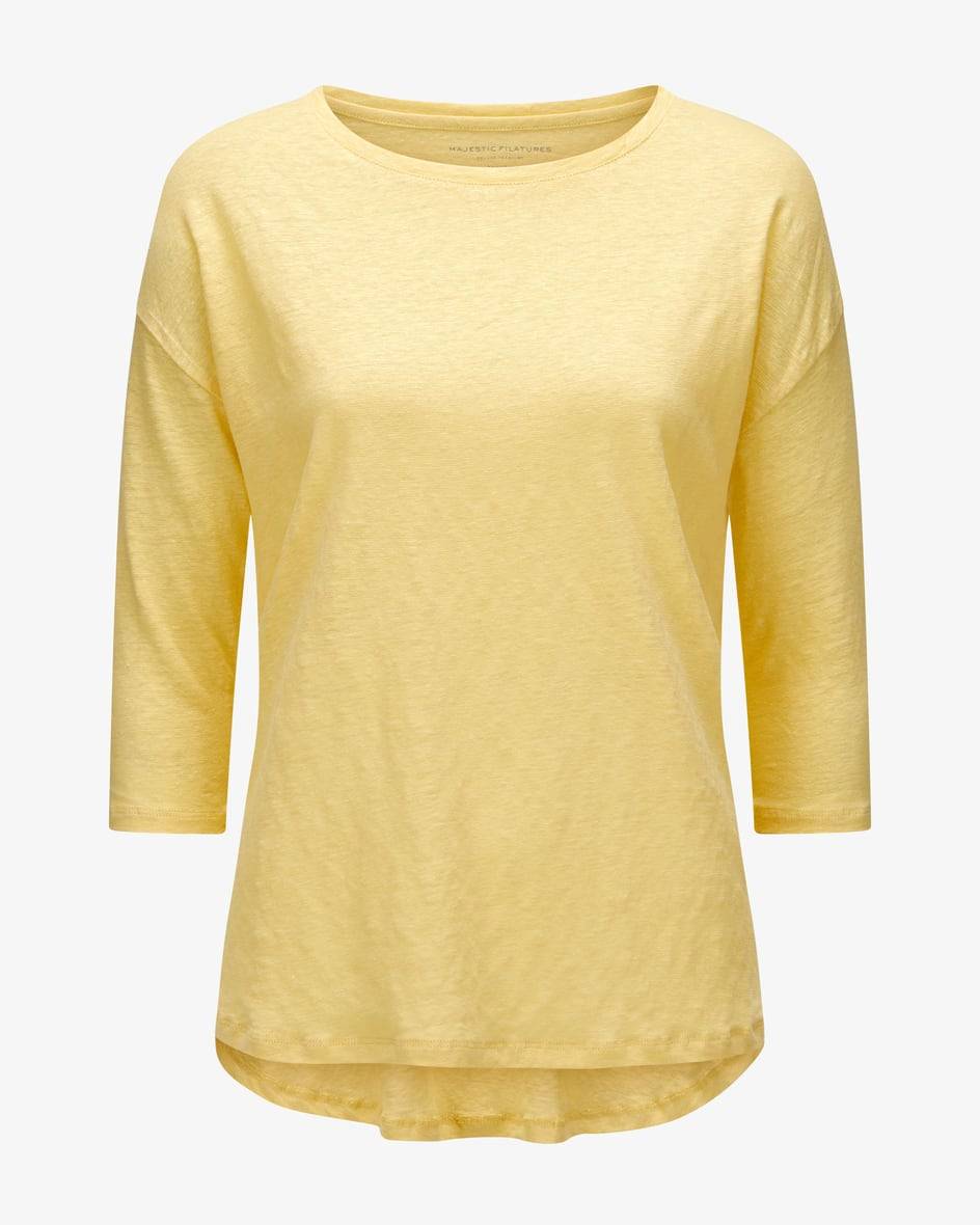 Majestic Filatures Leinen Longsleeve