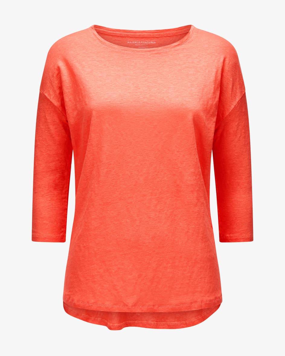 Majestic Filatures Leinen Longsleeve