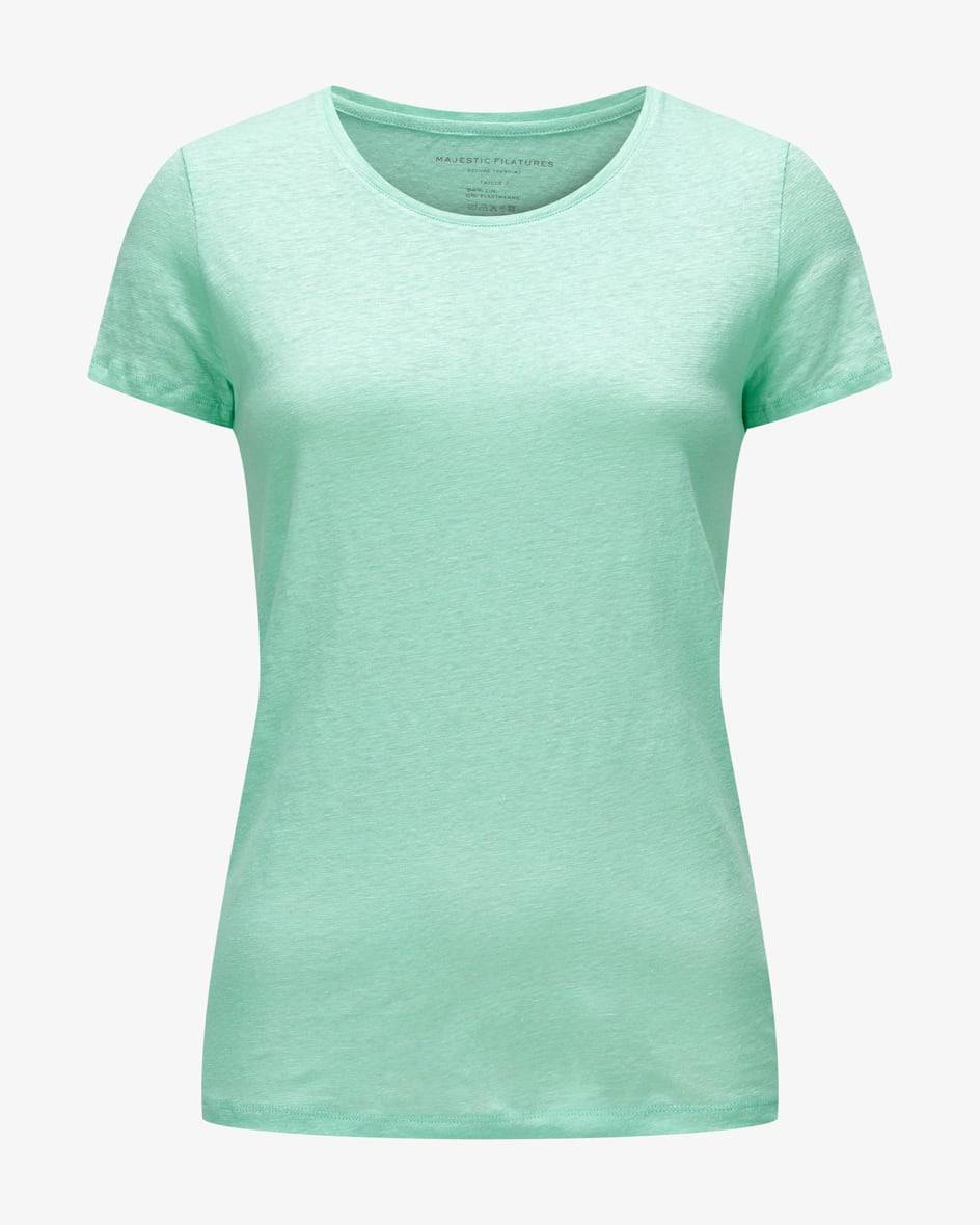 Majestic Filatures Leinen T-Shirt