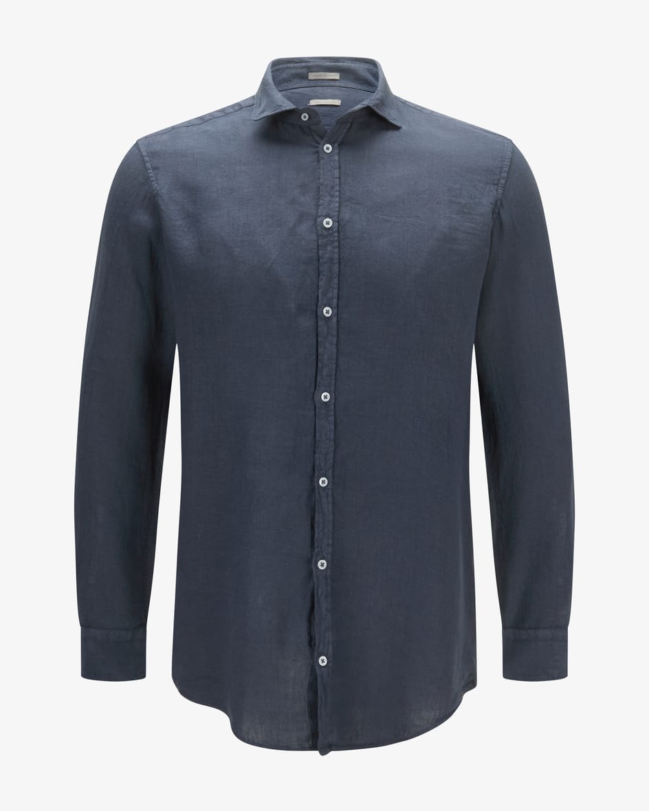 Massimo Alba Canary Leinenhemd Easy Fit