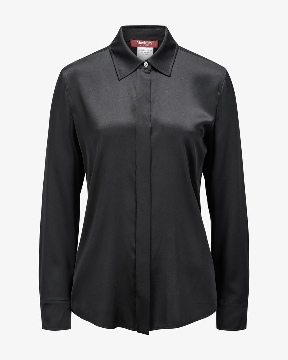 Max Mara Studio Baden Seiden-Hemdbluse