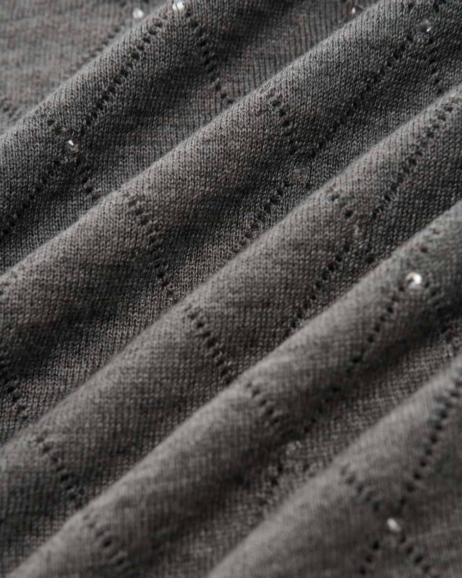 Max Mara Studio Patrik Seiden-Woll-Strickshirt