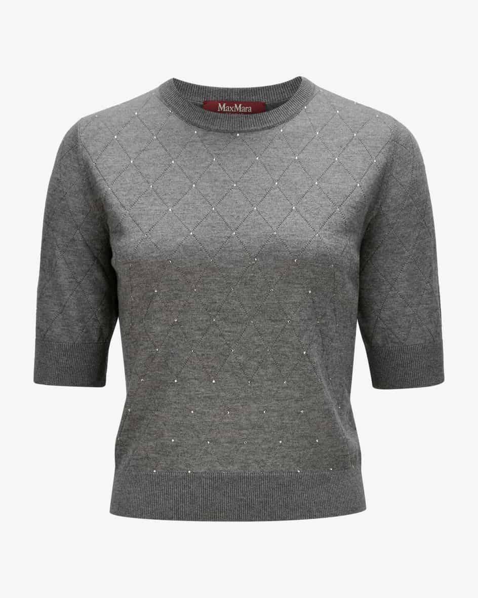 Max Mara Studio Patrik Seiden-Woll-Strickshirt