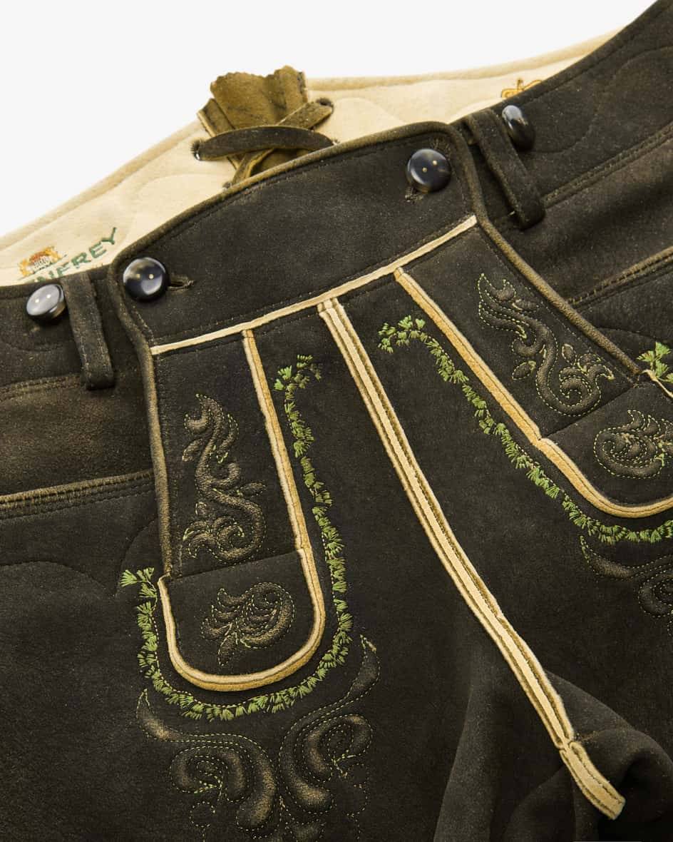 Meindl Almkogel Lederhose Kurz Aus Hirschleder