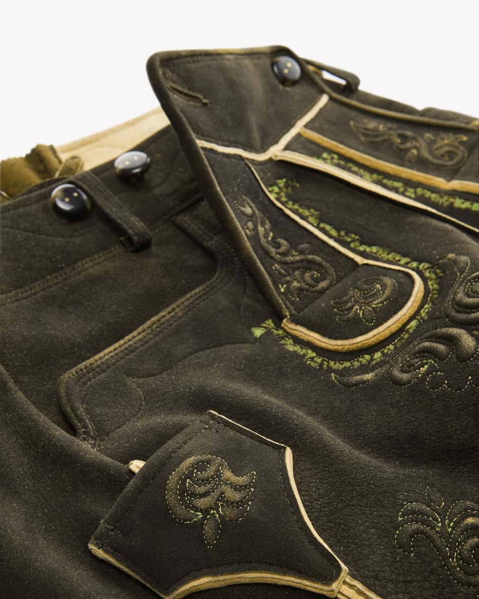 Meindl Almkogel Lederhose Kurz Aus Hirschleder