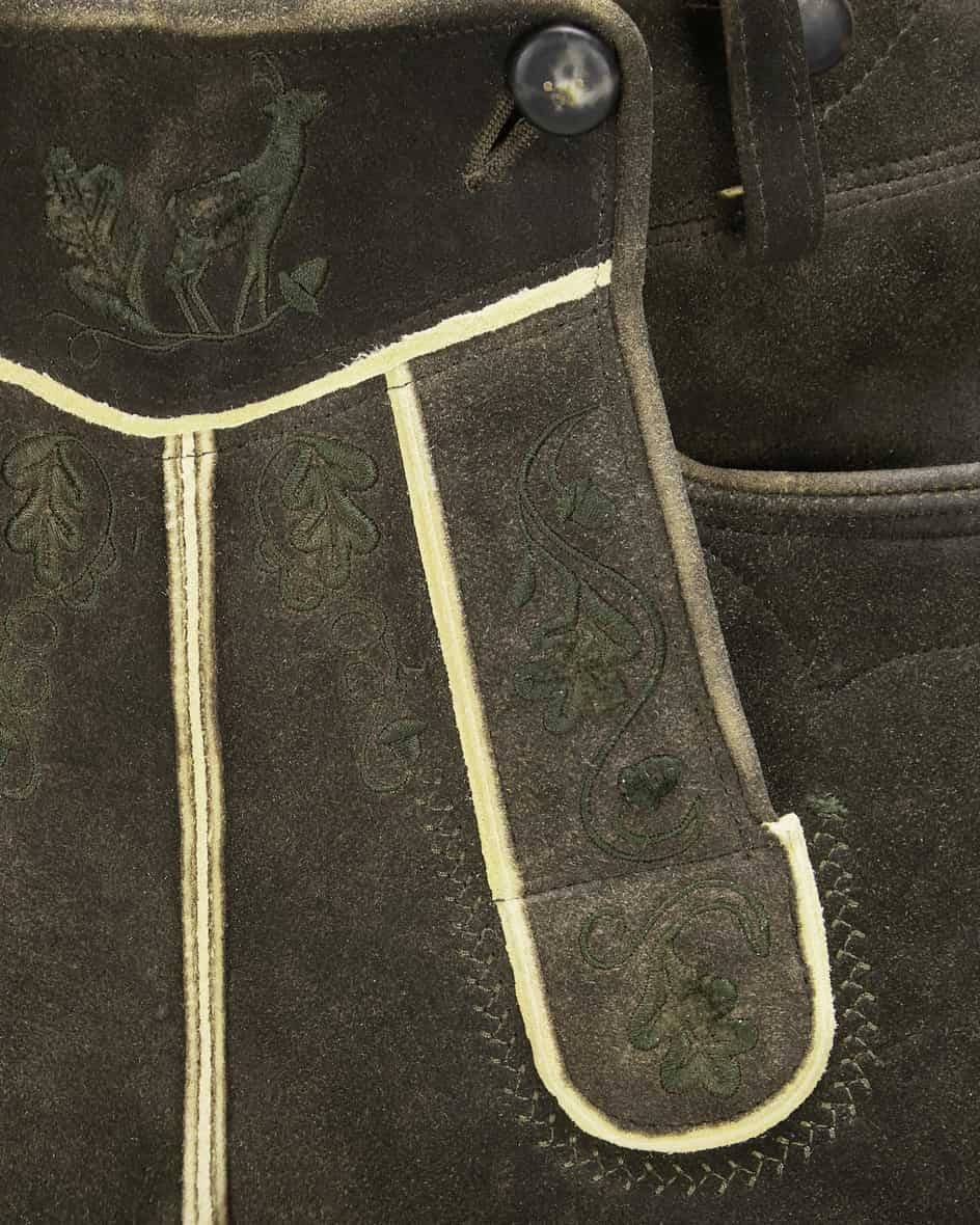 Meindl Andechs Lederhose Aus Hirschleder