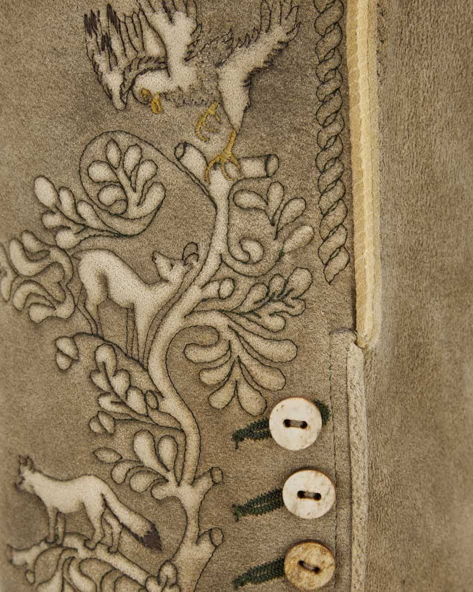 Meindl Falkenstein Lederhose Aus Hirschleder