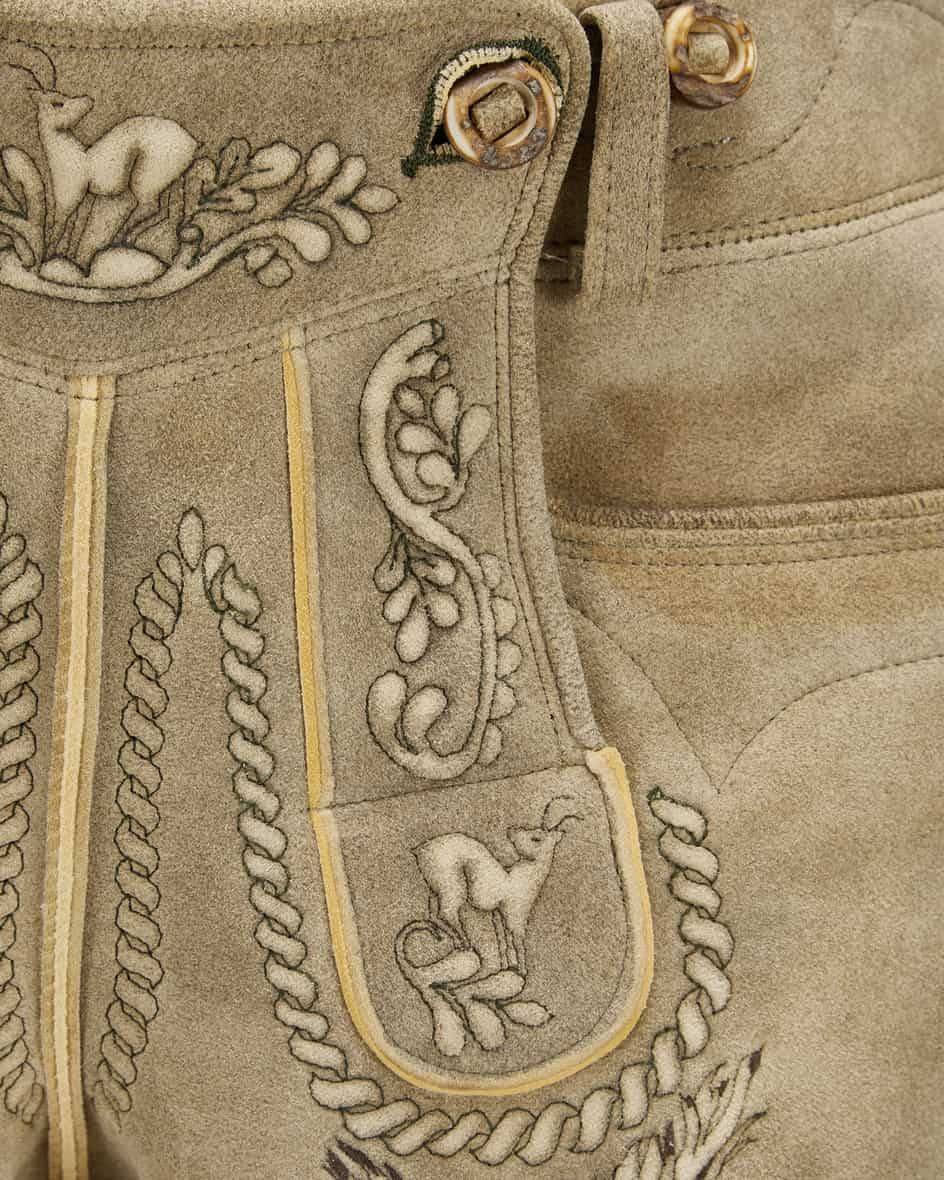 Meindl Falkenstein Lederhose Aus Hirschleder