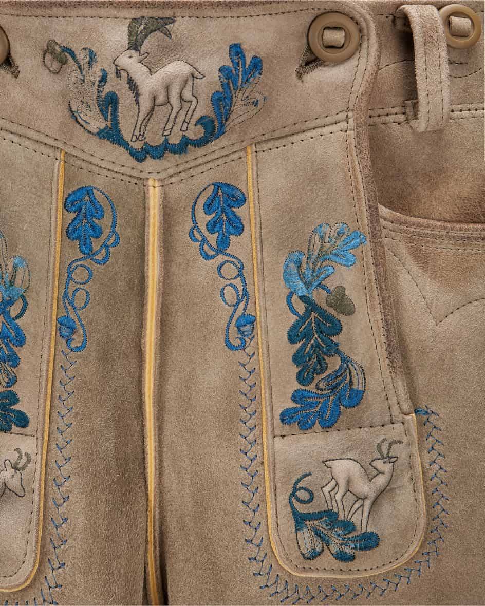 Meindl Feldkogel Lederhose Aus Ziegenleder