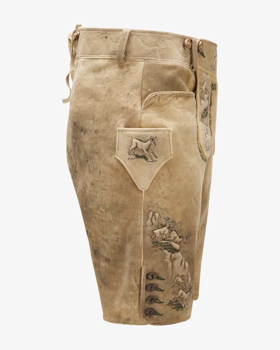 Meindl Gamsbrunft Lederhose Aus Rehleder