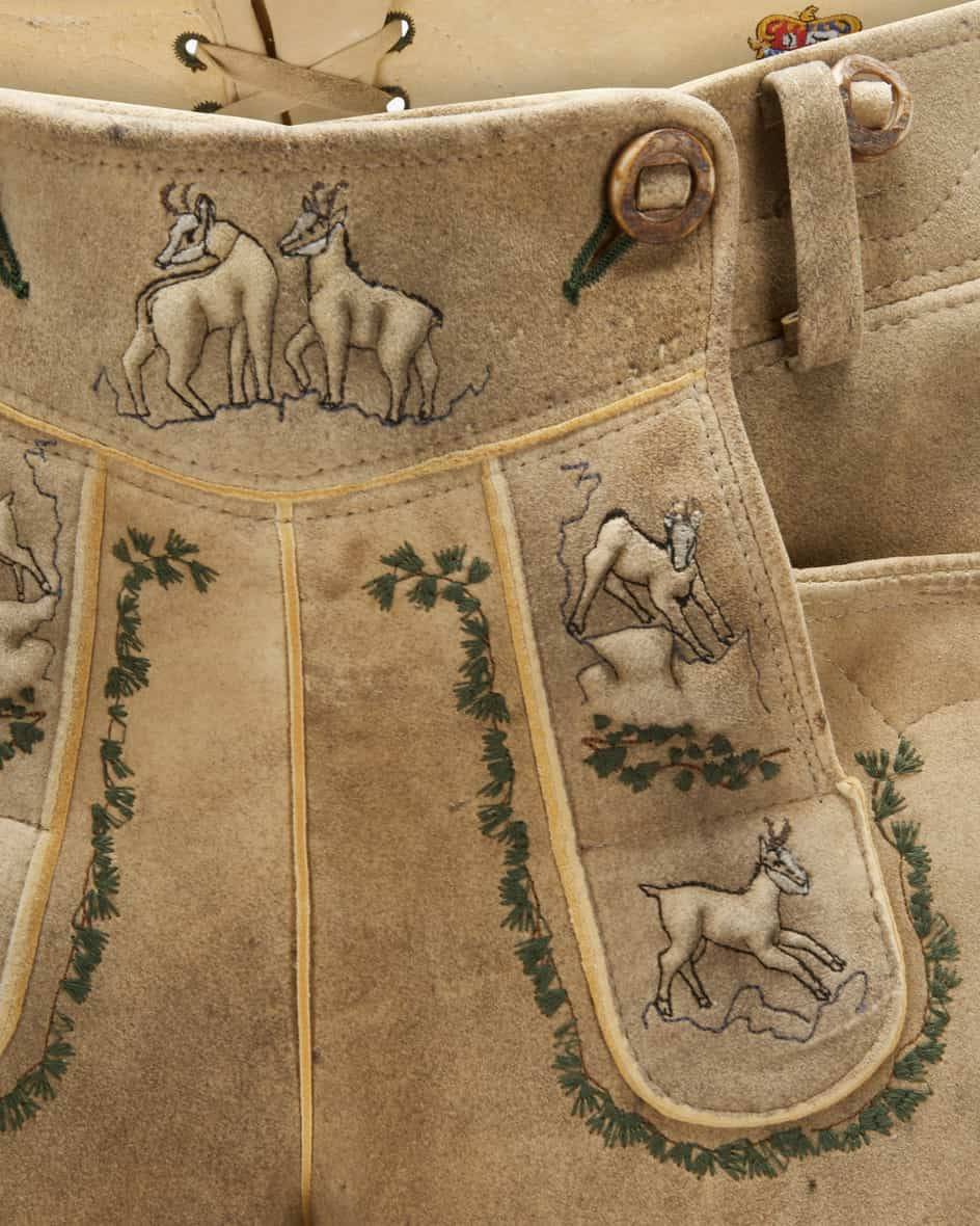 Meindl Gamsbrunft Lederhose Aus Rehleder